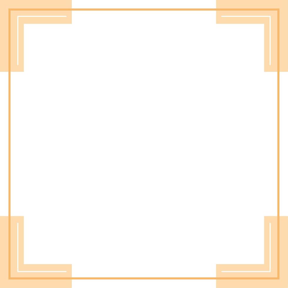 Light orange and white background color with stripe line shape. Suitable for social media post and web internet ads. Template layout. Frame, boarder for text, picture, advertisement. Empty space. vector