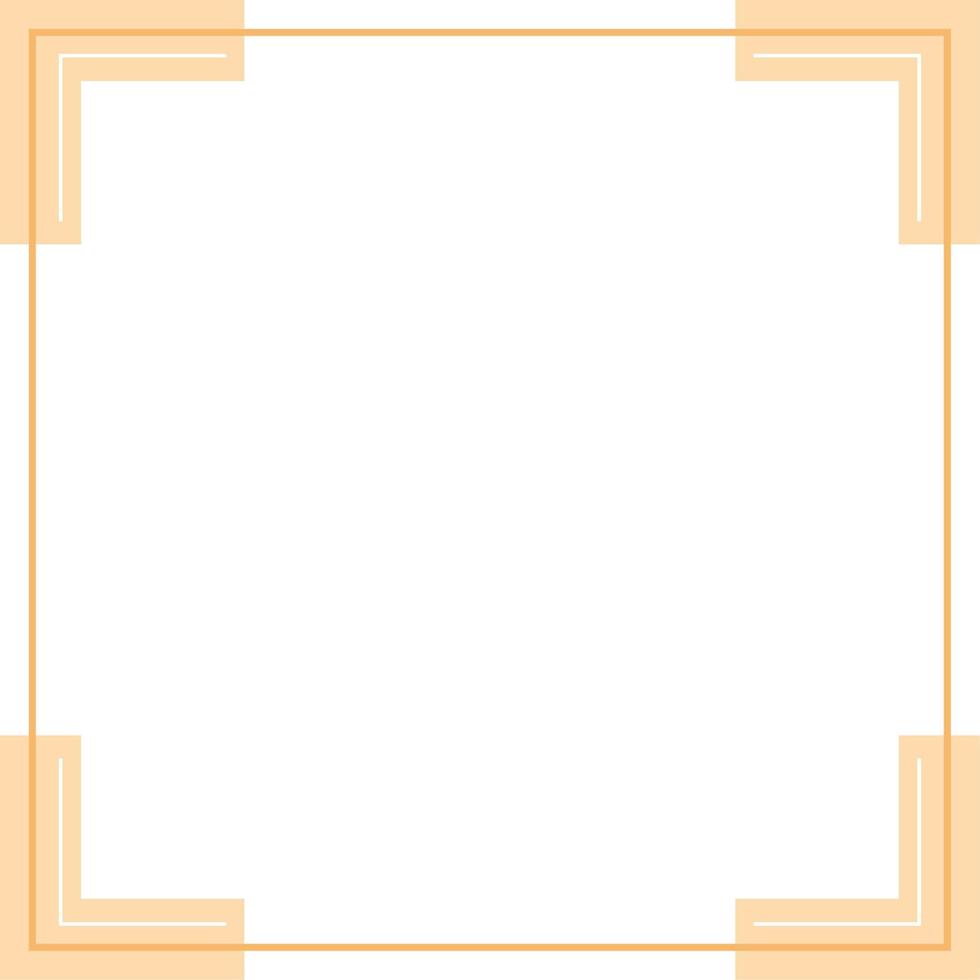 Light orange and white background color with stripe line shape. Suitable for social media post and web internet ads. Template layout. Frame, boarder for text, picture, advertisement. Empty space. vector