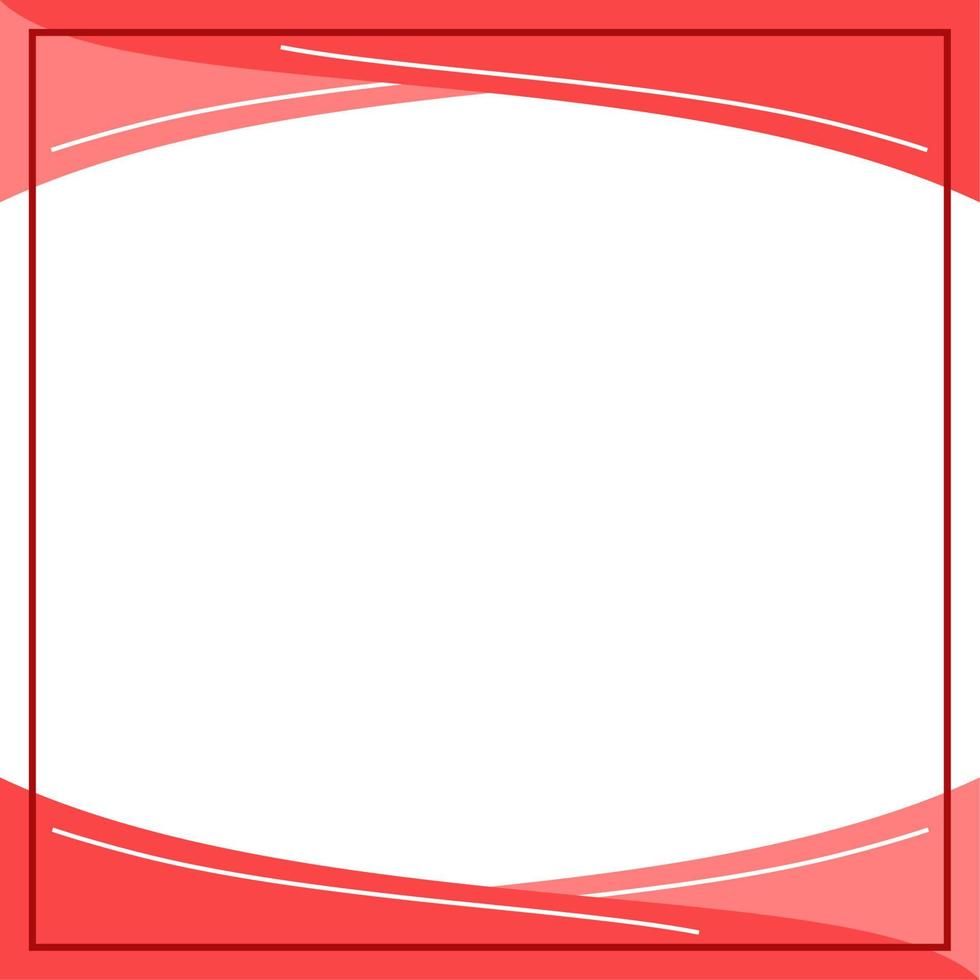 Pink, red and white wavy background color with stripe line shape. Suitable for social media post and web internet ads. Template layout. Frame, boarder for text, picture, advertisement. Empty space. vector