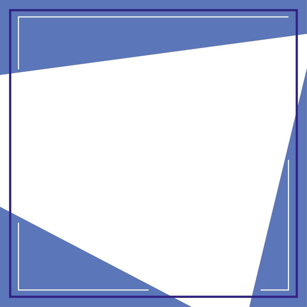 Blue and white background color with stripe line shape. Triangles. Suitable for social media post and web internet ads. Template layout. Frame, boarder for text, picture, advertisement. Empty space. vector