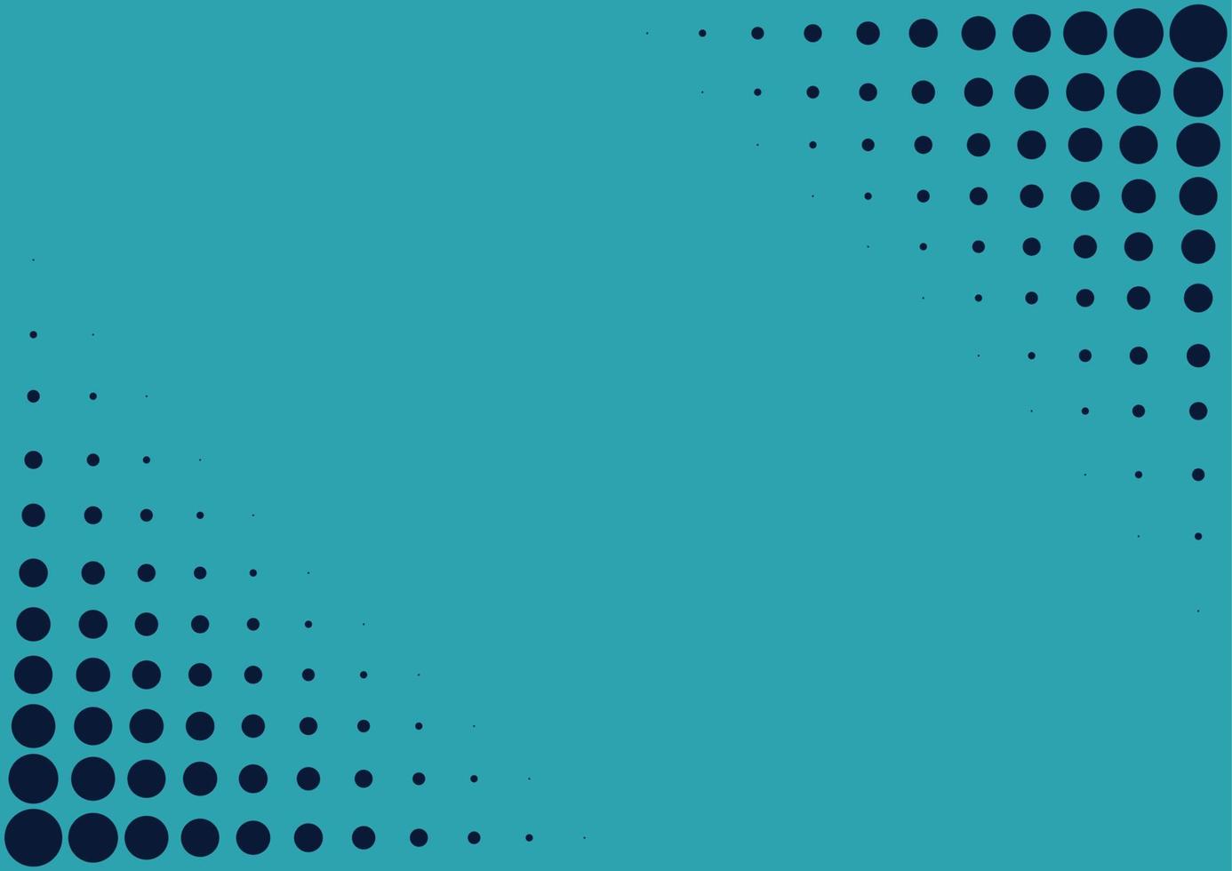 Blue gradient halftone background with dots vector