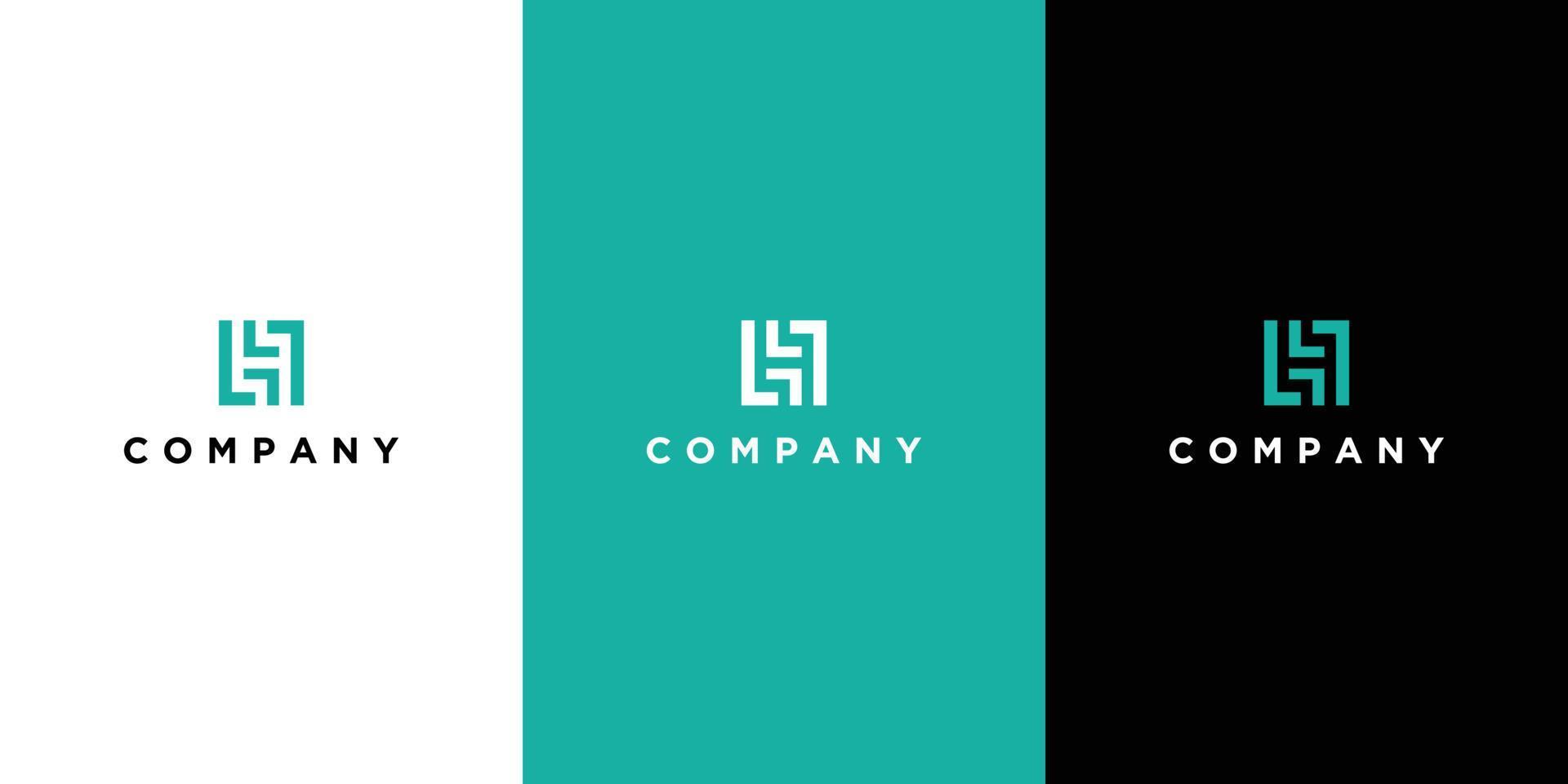 HL monogram or initial HL logo design inspiration vector