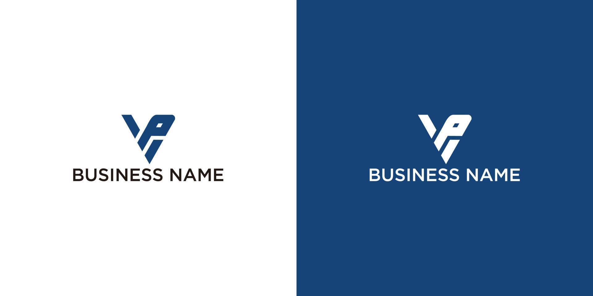 VP Logo Design Template Vector Graphic Branding Element
