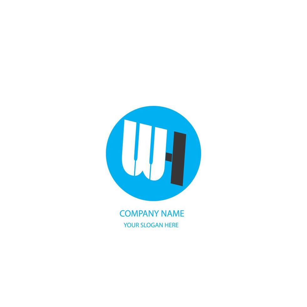 WH Text Logo vector