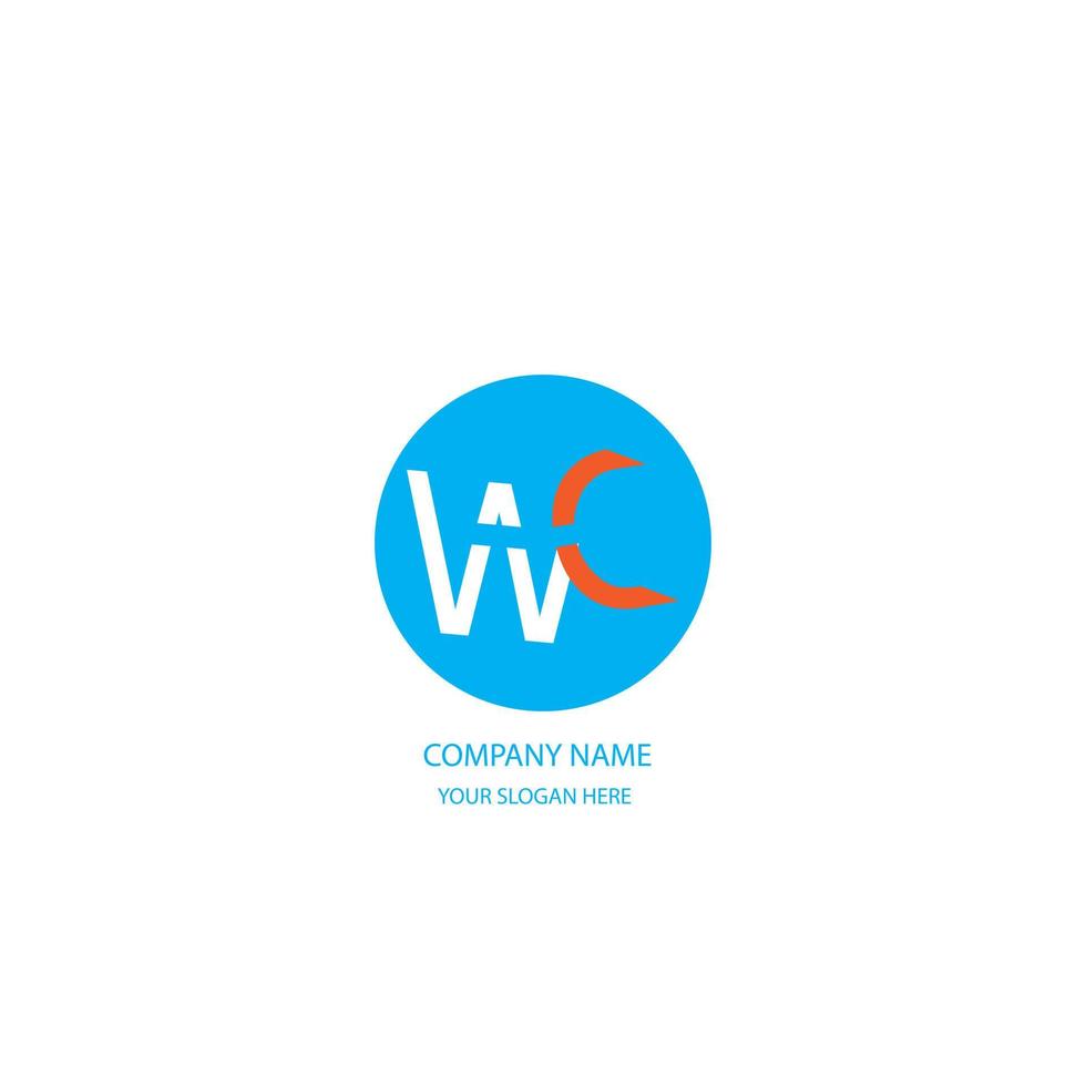 WC Text Logo vector