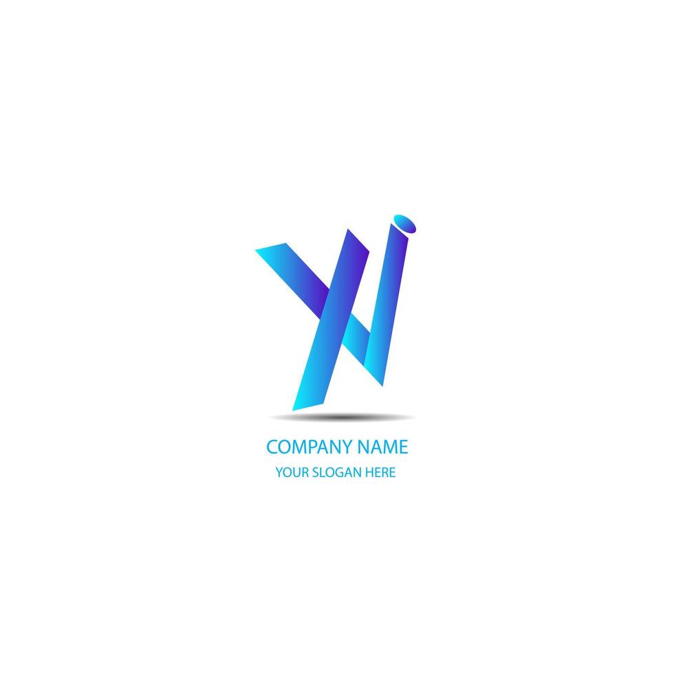 XI Text Logo vector