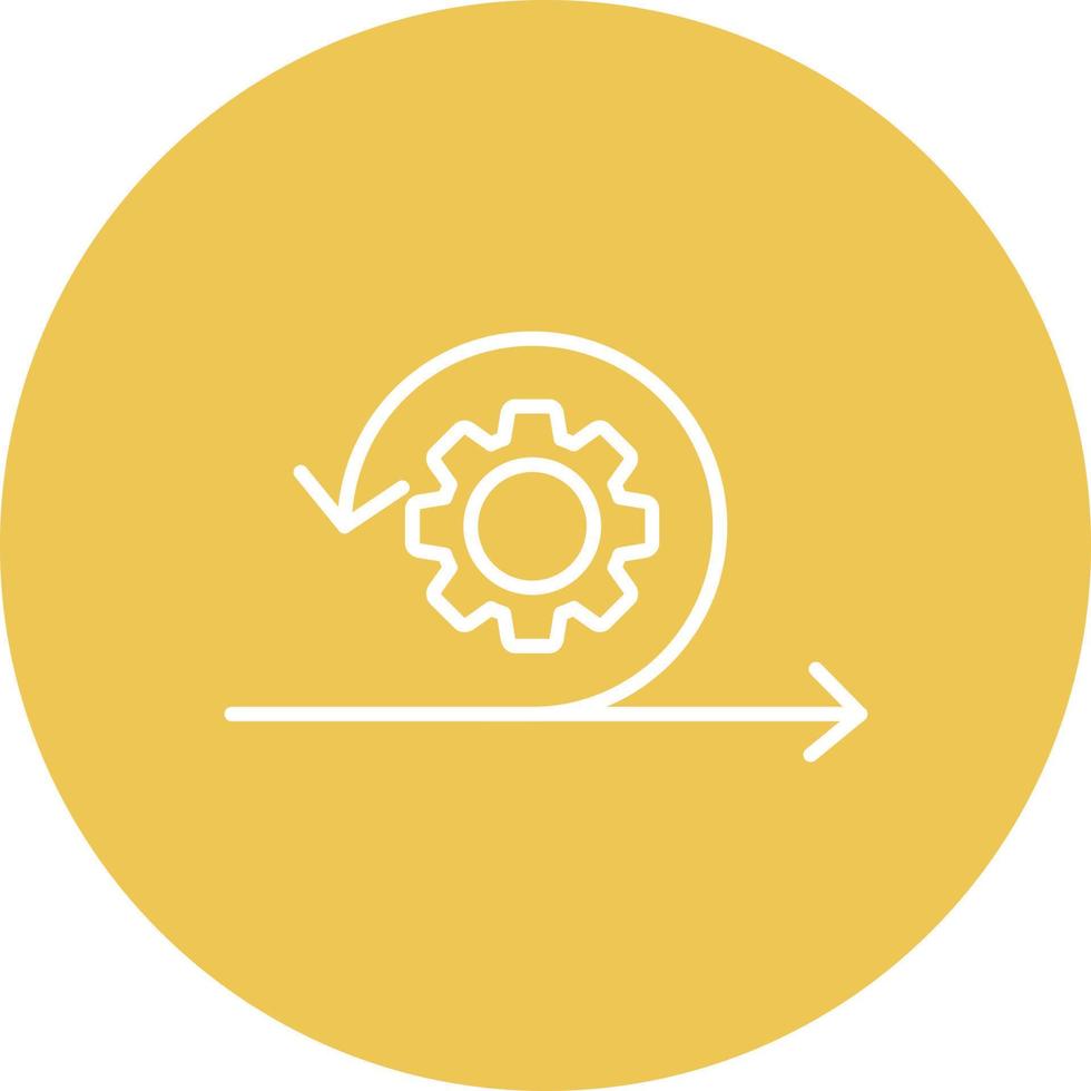 Data Modeling Line Circle Background Icon vector