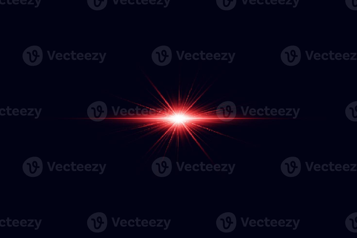Realestic digital glowing lens flares photo