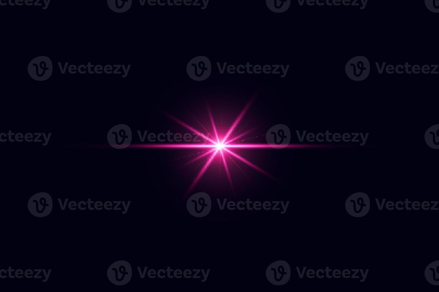 Realestic digital glowing lens flares photo