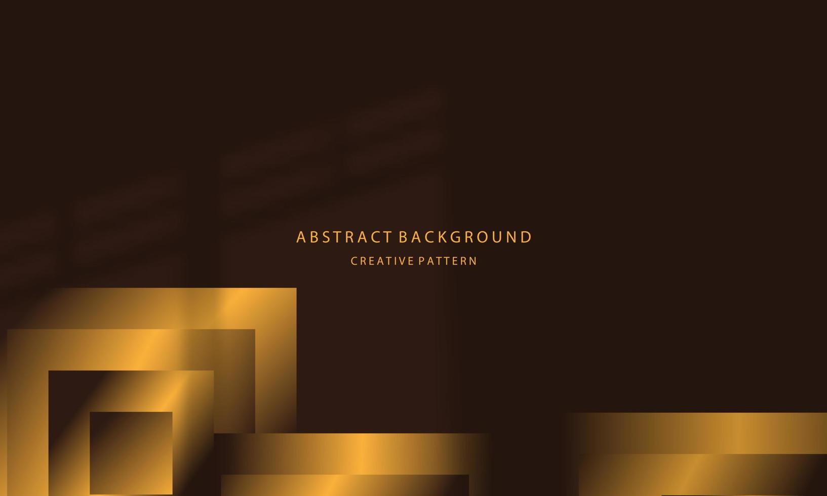 Abstract background Geometric liquid gradient of black color and maroon orange gradient with golden light on the back, for posters, banners, etc., EPS 10 vector design copy space area