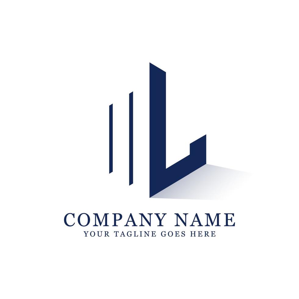 ML initial logo inspiration, negative space letter logo designs vector