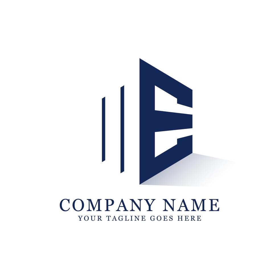 ME initial logo inspiration, negative space letter logo designs vector