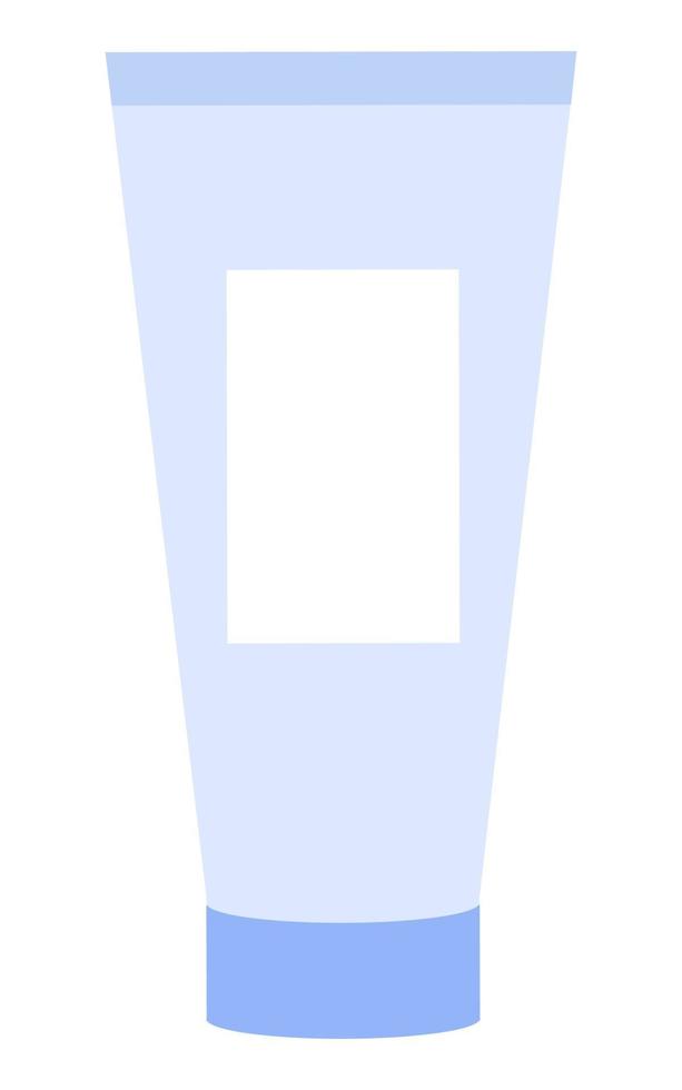 empty mock-up of a cream tube vector