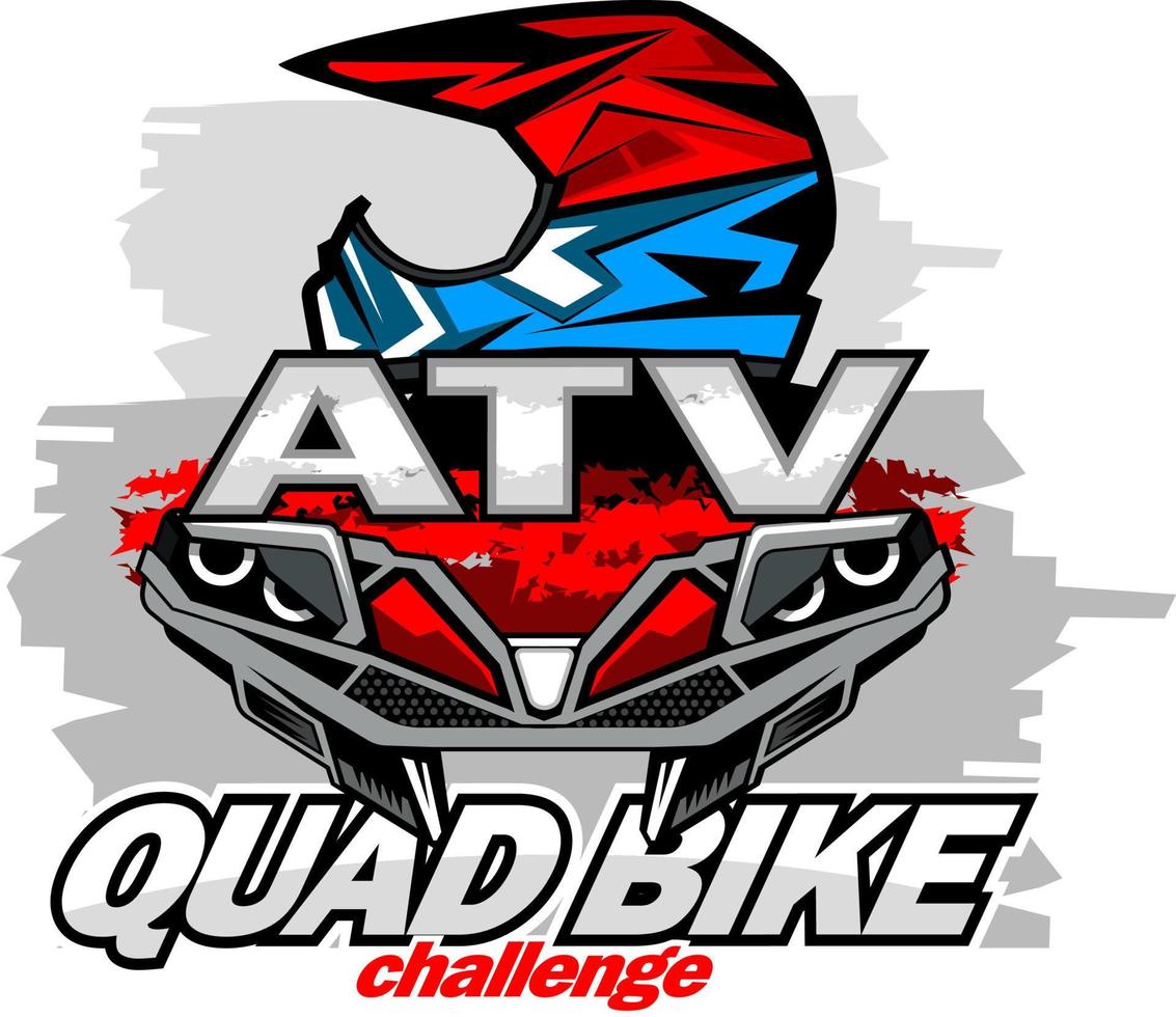 ATV Quad Bike Challenge logo vector