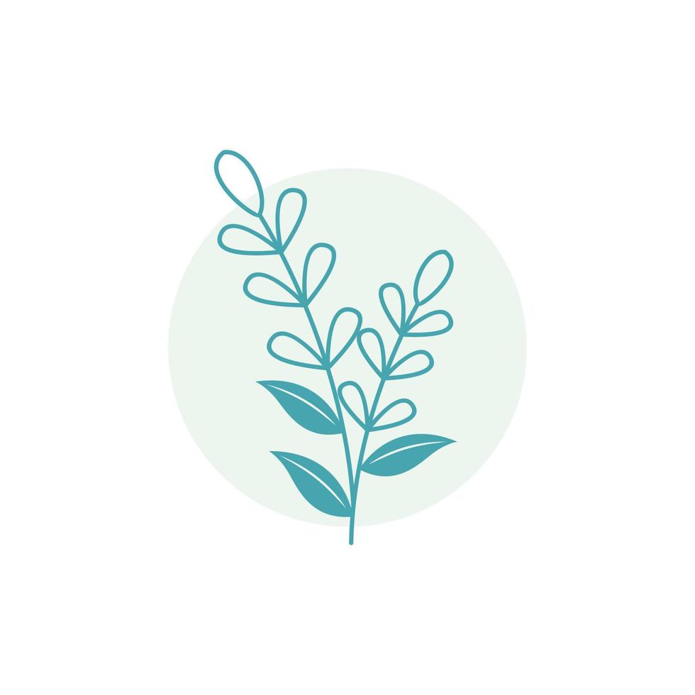 Aesthetic plant vector