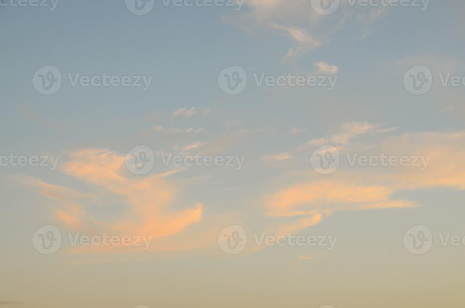 Sky over the sunset photo