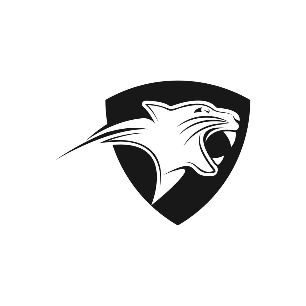 Panther head logo icon vector design