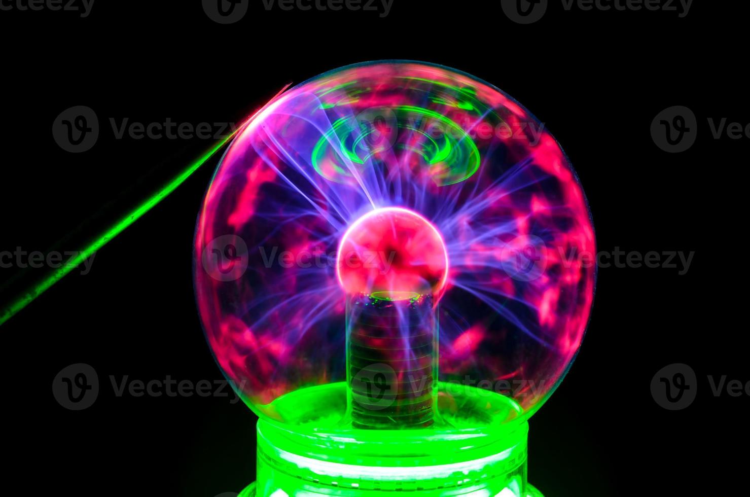 Energy ball close-up photo