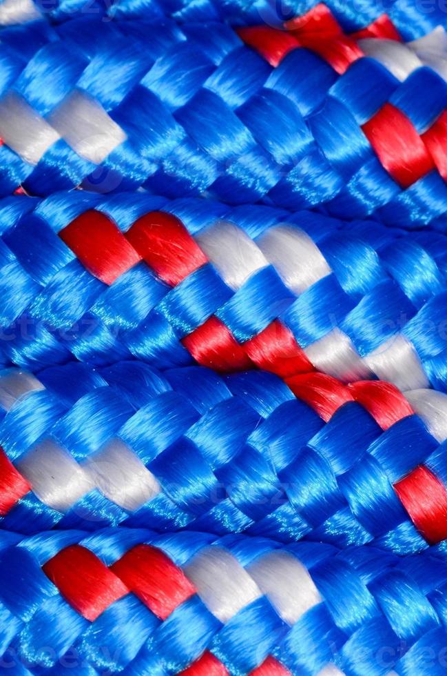Rope texture close-up photo
