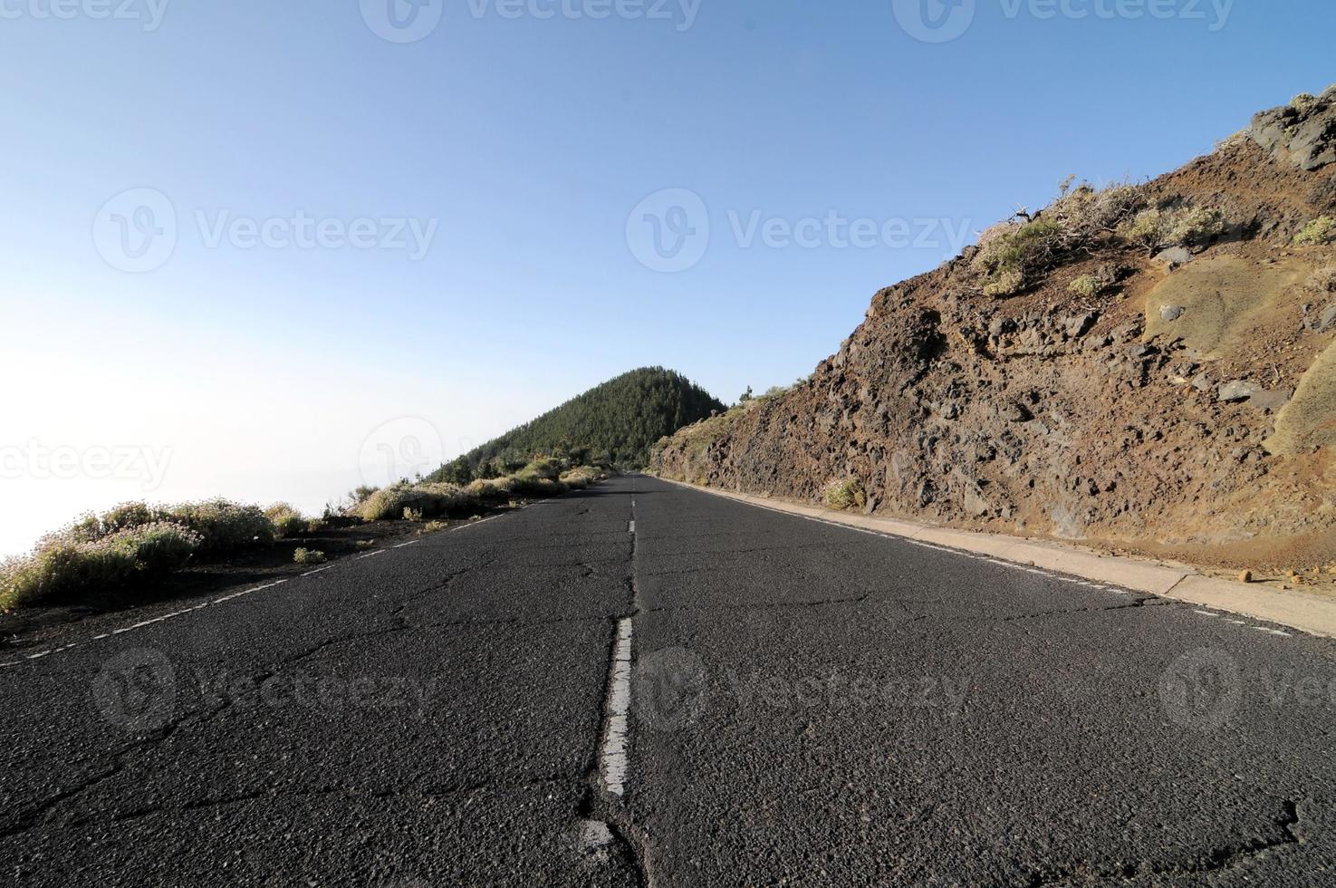 Scenic road view photo