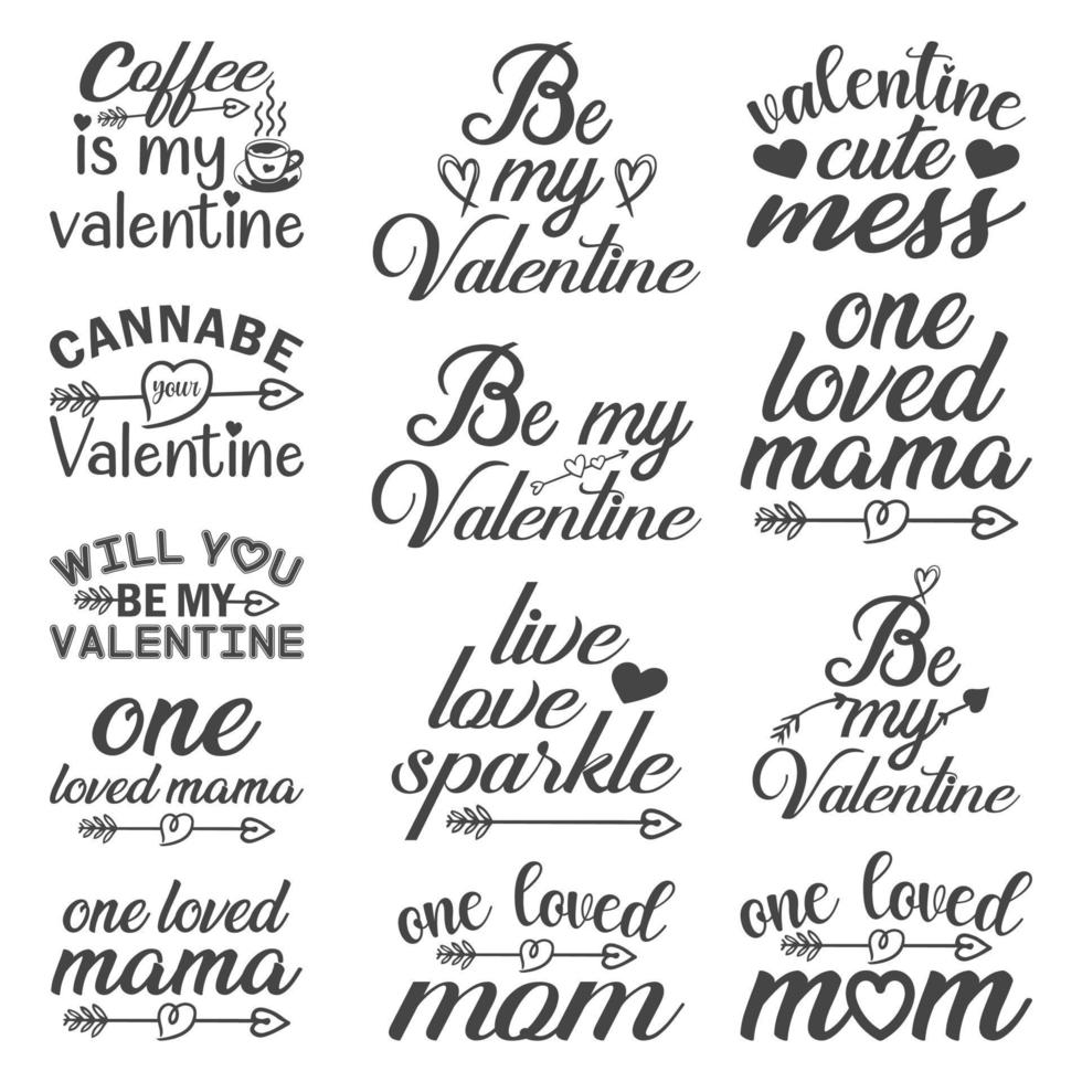 Valentine's day vector art t-shirt design.