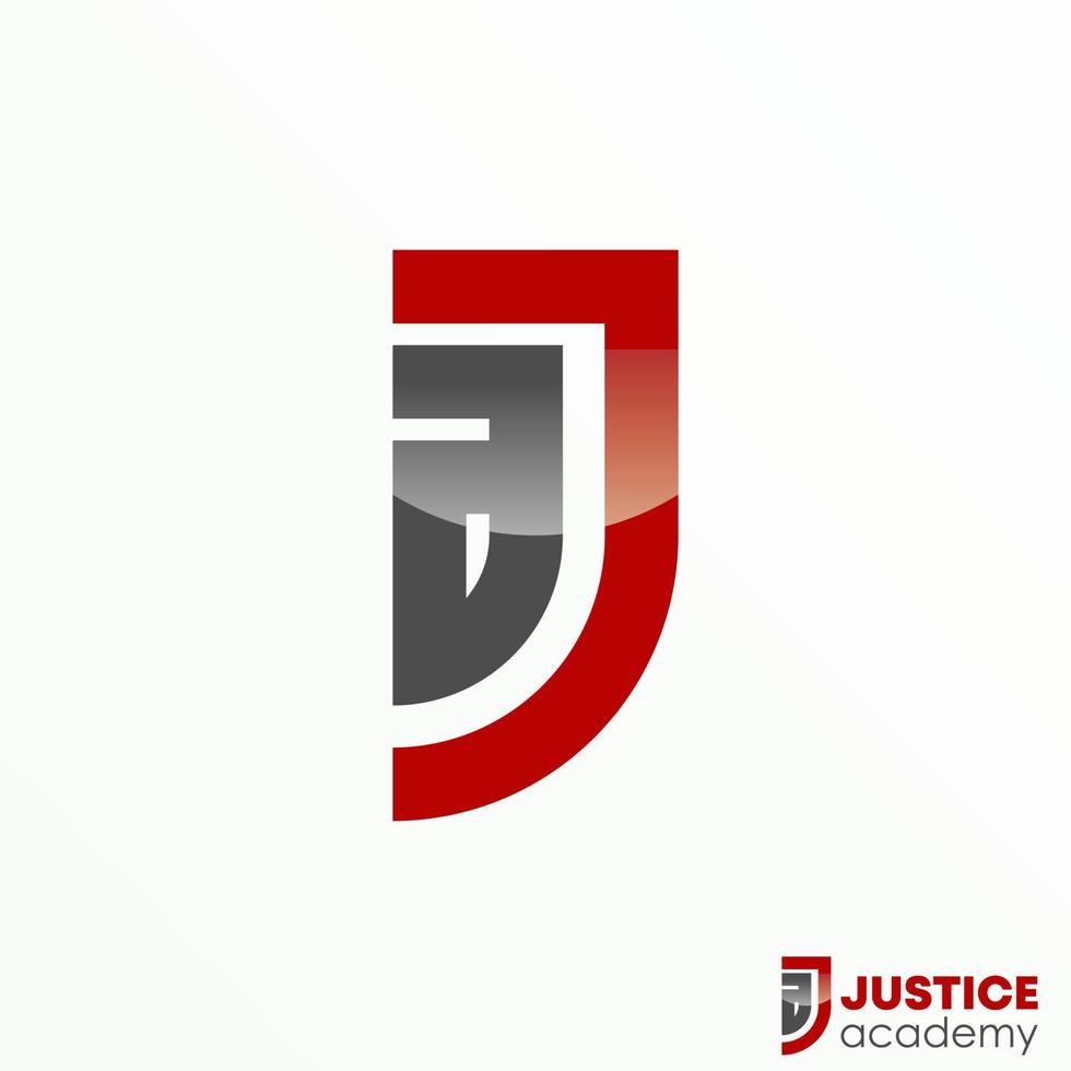 Simple Letter JA sans serif font in triangle image graphic icon logo concept abstract vector stock. Can be used as a symbol related to initial or sport