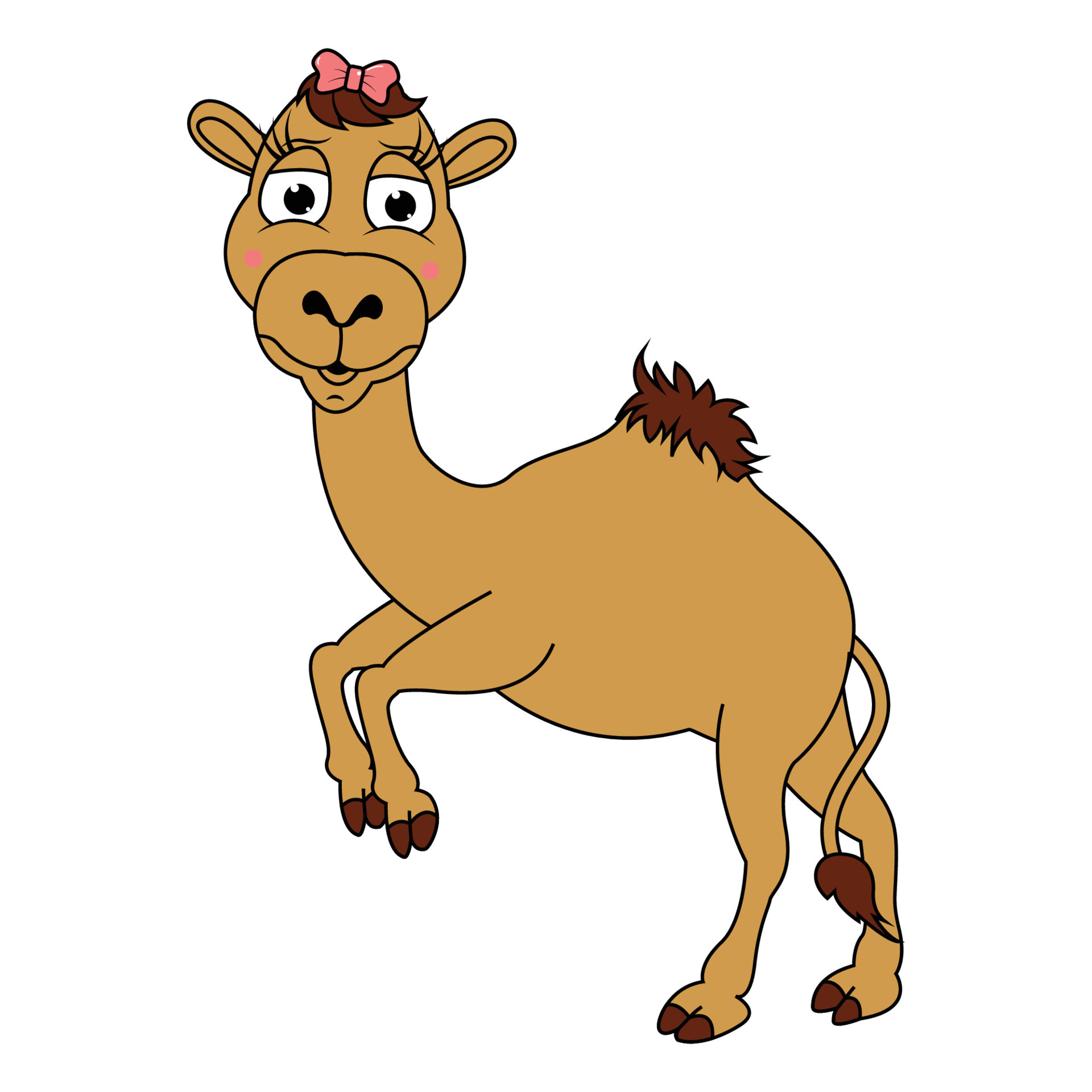 cute camel animal cartoon graphic 17647649 Vector Art at Vecteezy