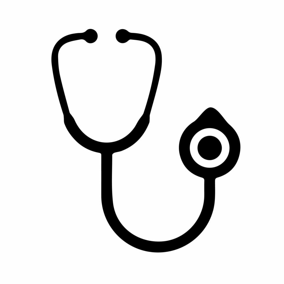 Stethoscope icon illustration template. Stock vector. vector