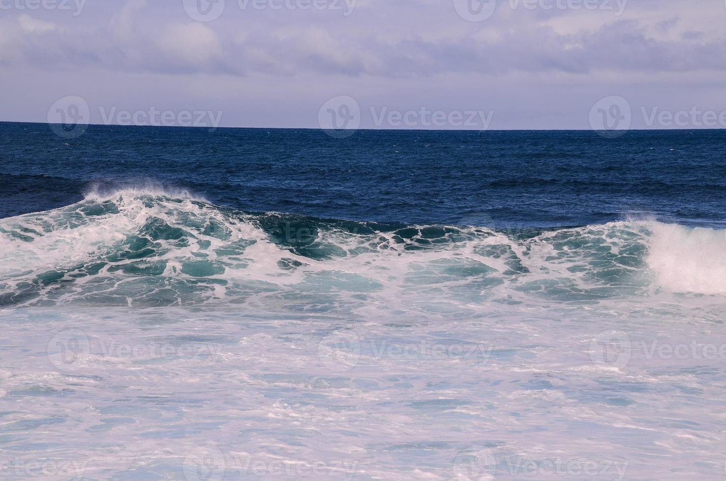 Sea water close-up photo