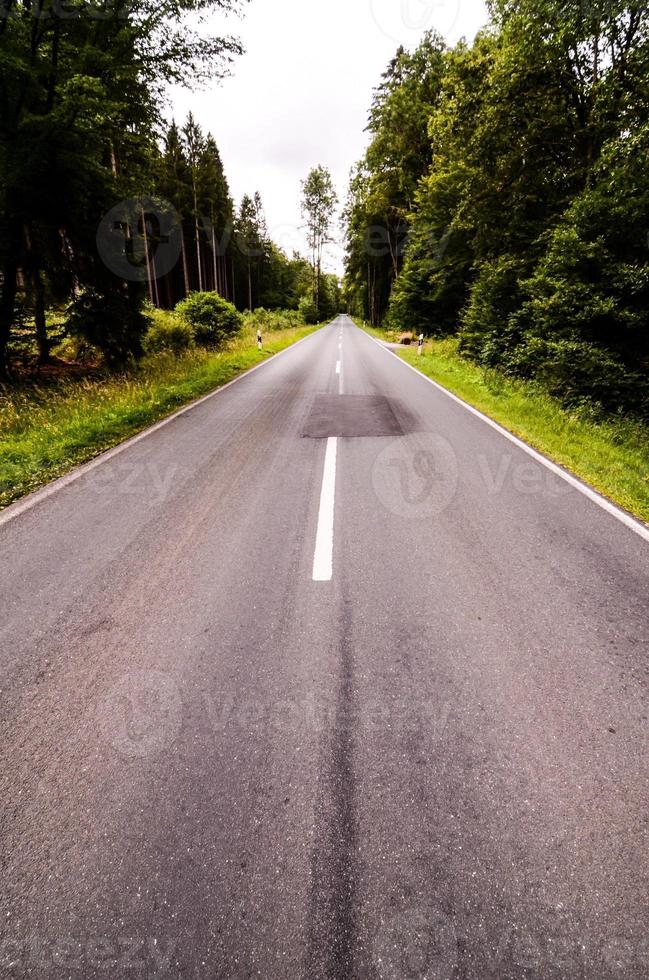 Scenic road view photo