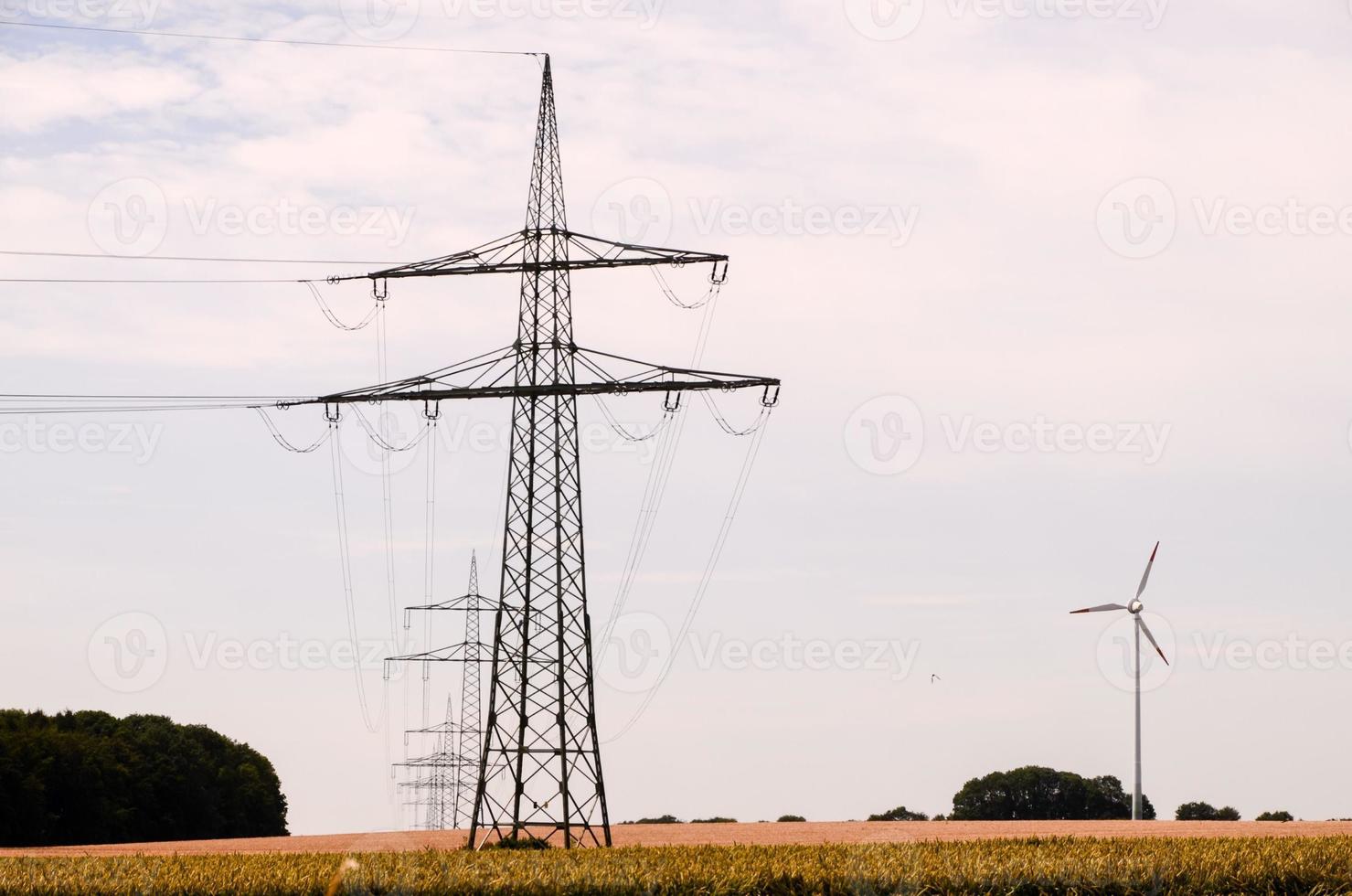 Electric pole view photo