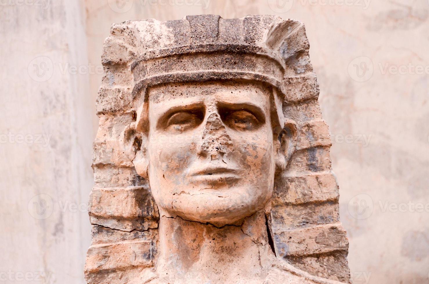 Egyptian sculpture close-up photo