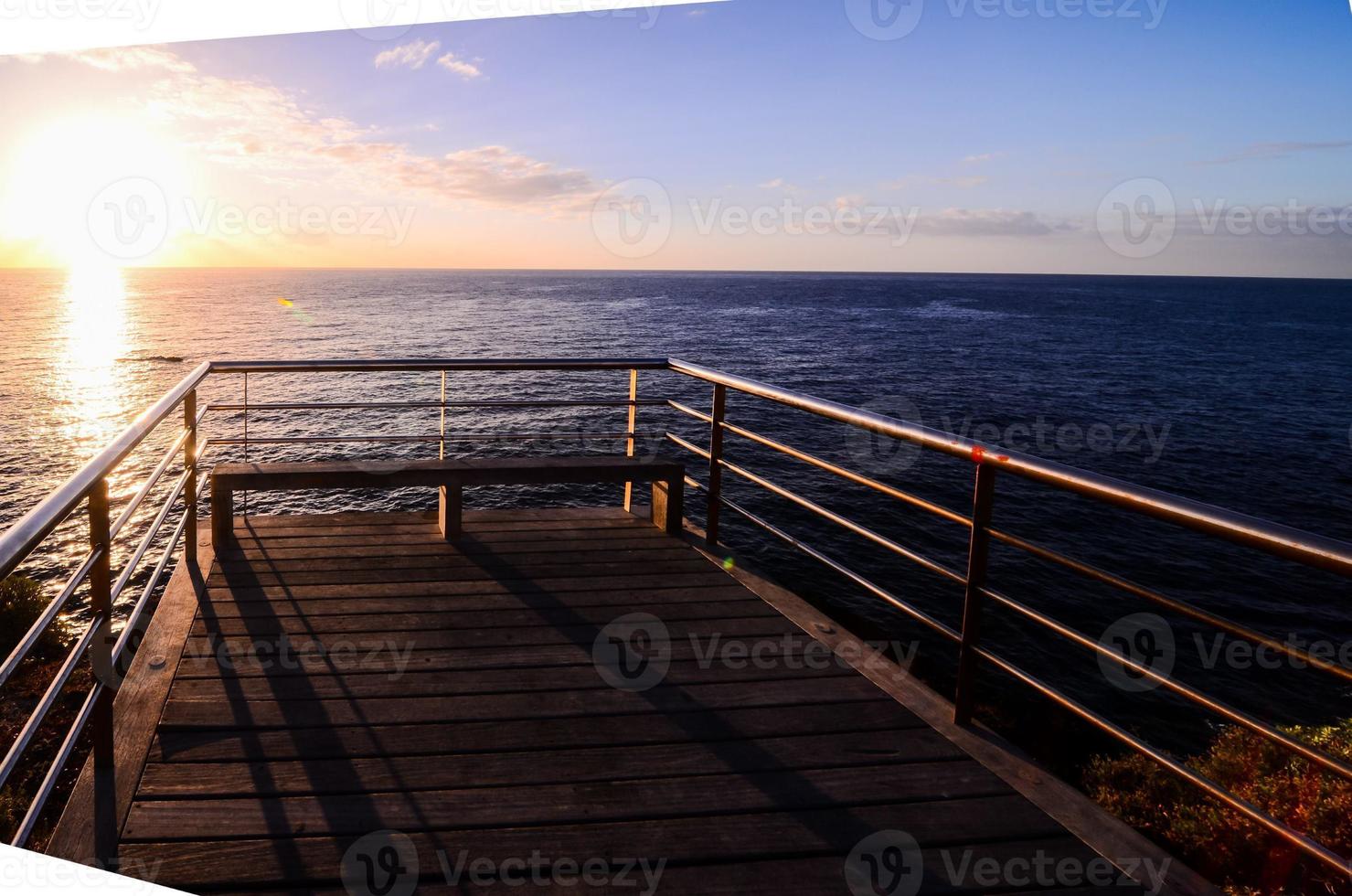 Scenic pier view photo