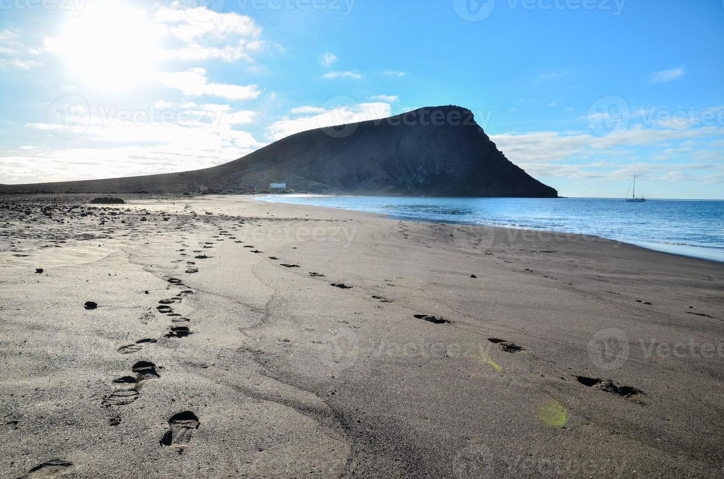 Scenic beach view photo