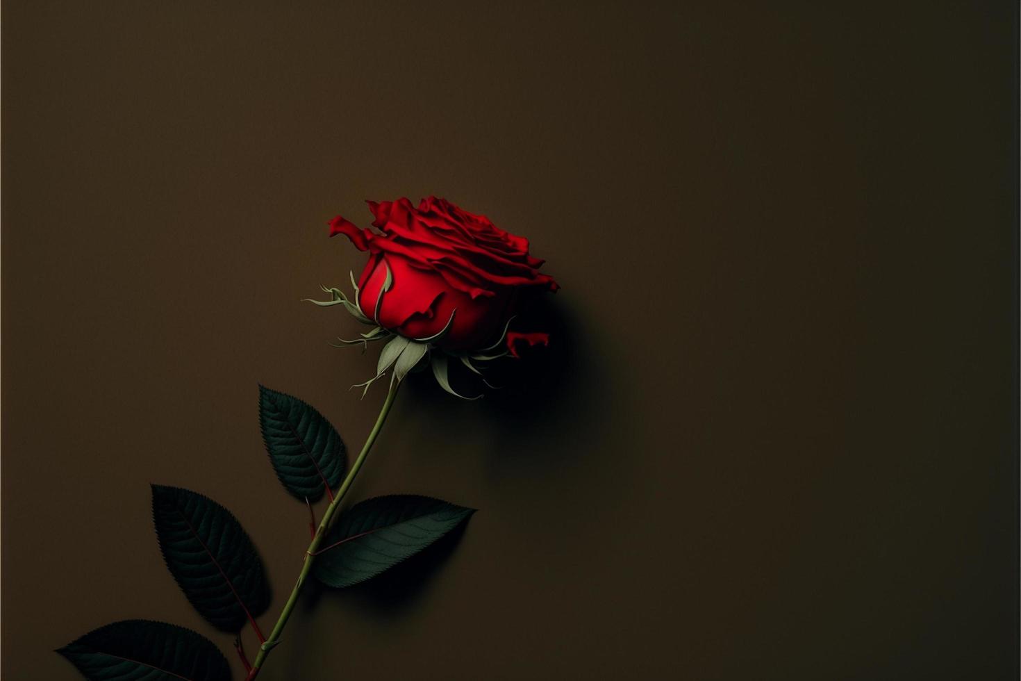 diseño de fondo de rosas rojas para texto, mensaje, citas, día de san valentín. foto