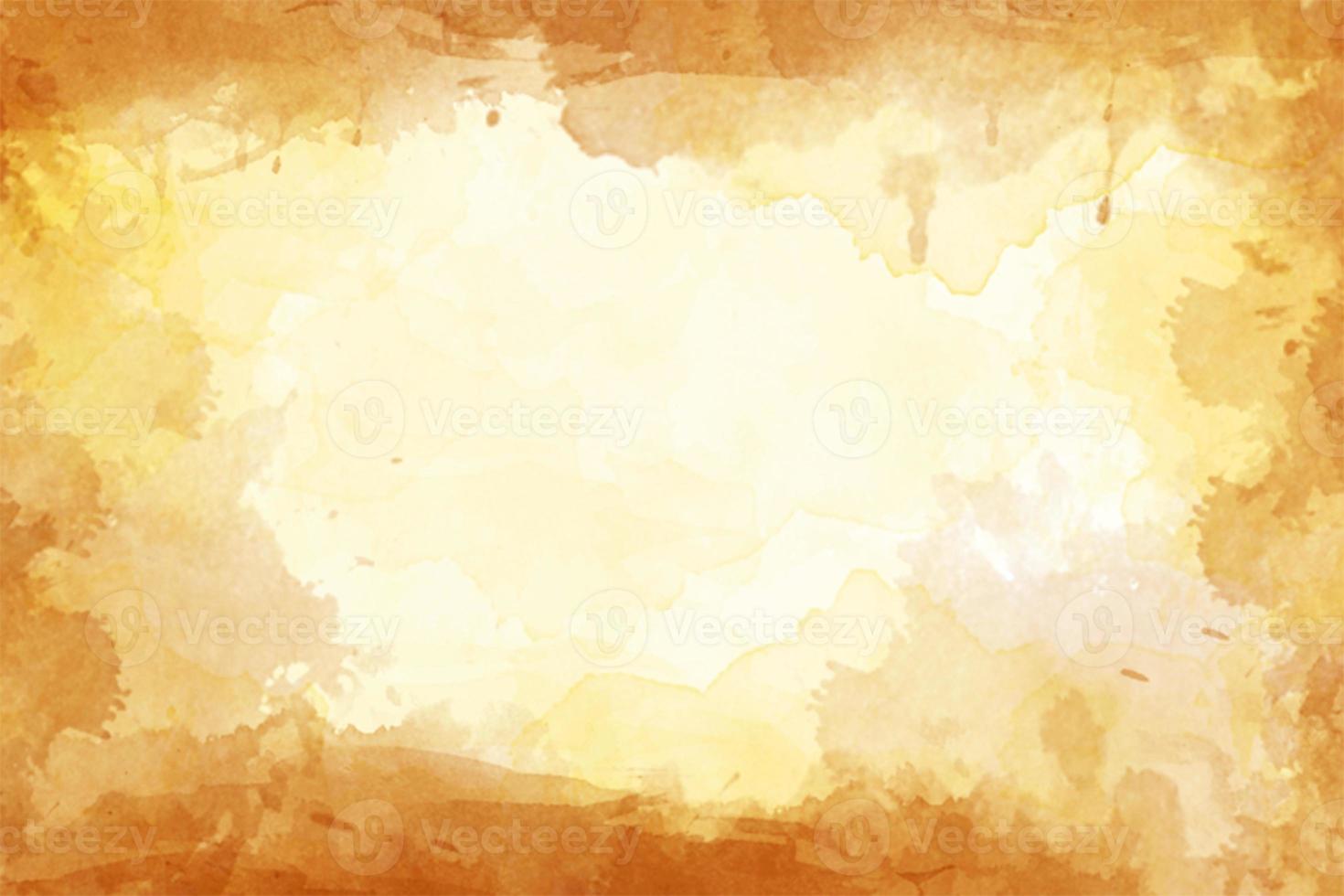 Brown watercolor abstract background photo