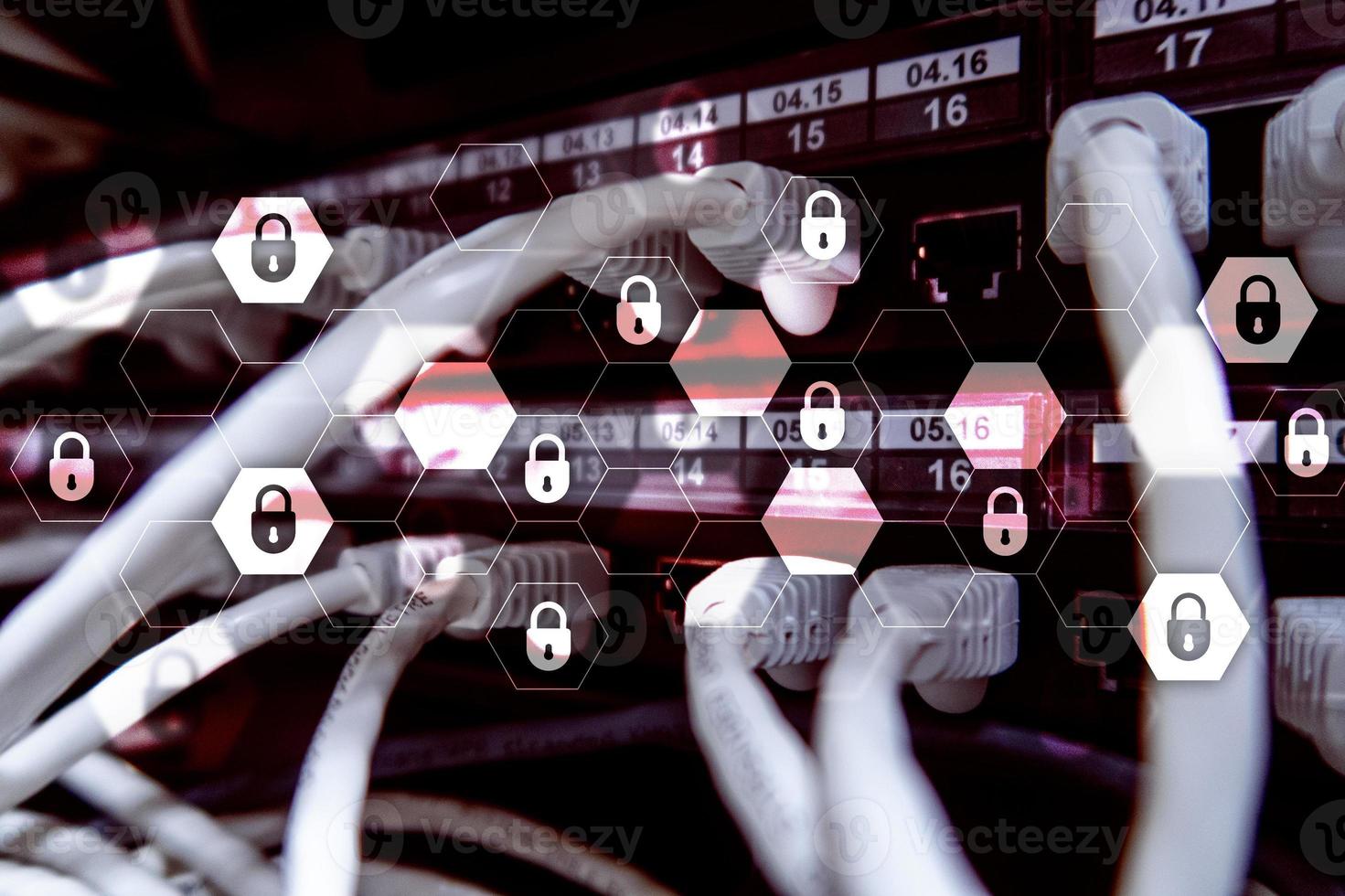 Cyber security, data protection, information privacy. Internet and technology concept. photo
