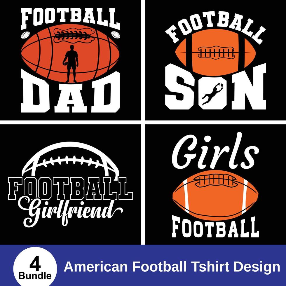 American Football Lover T-shirt Design vector. Use for T-Shirt, mugs, stickers, Cards, etc. vector