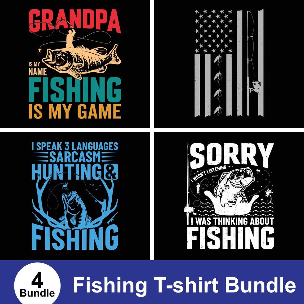 Funny Fishing Lover T-shirt Design vector. Use for T-Shirt, mugs, stickers, Cards, etc. vector