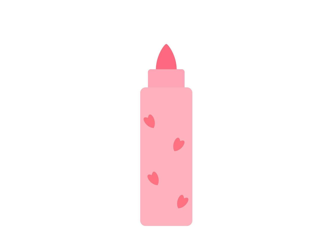 lipstick vector illustration flat design