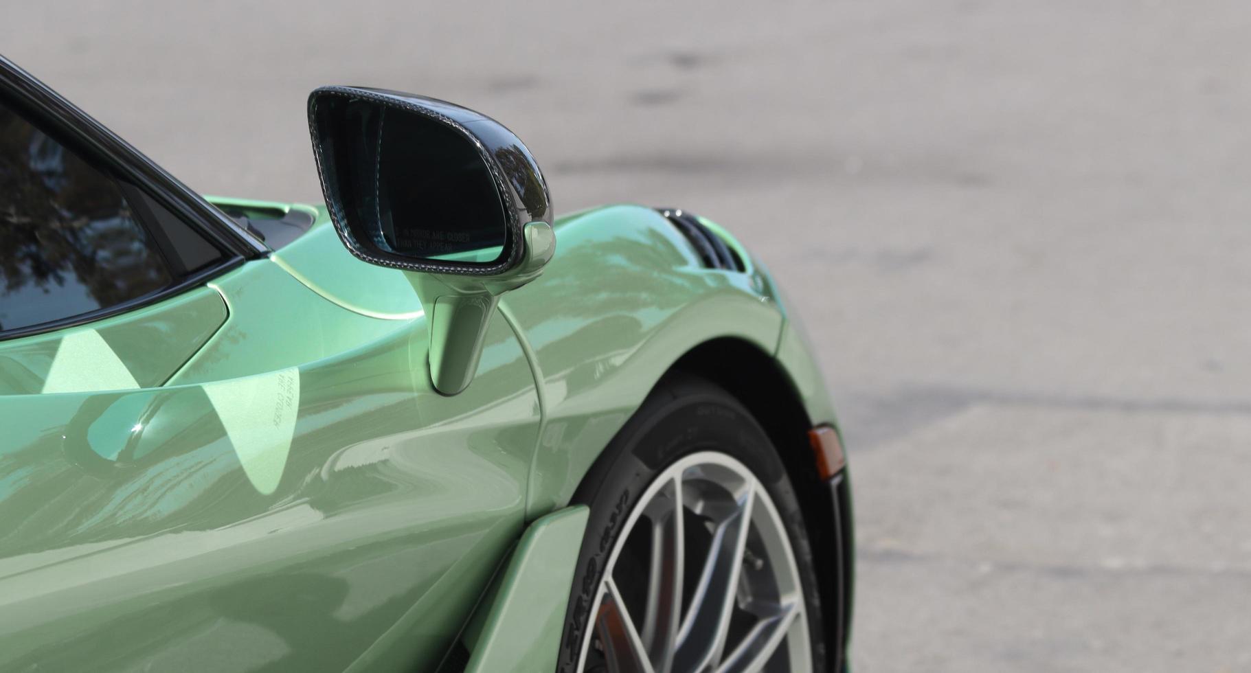 exotic supercar in detail photo