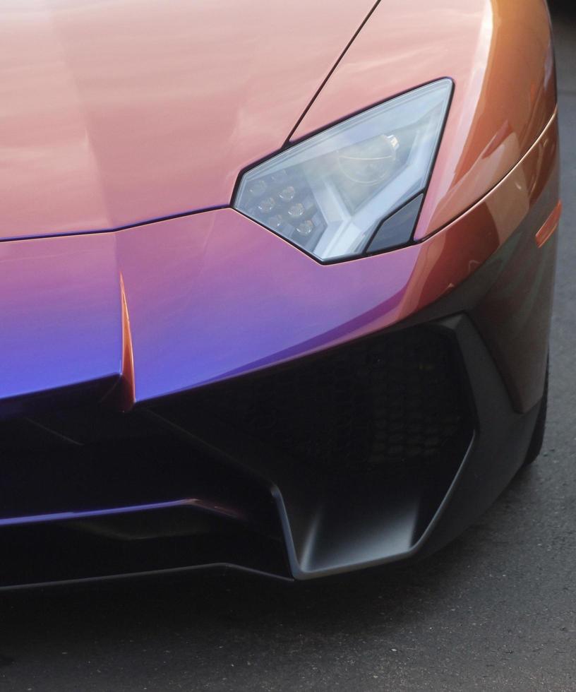 exotic supercar in detail photo