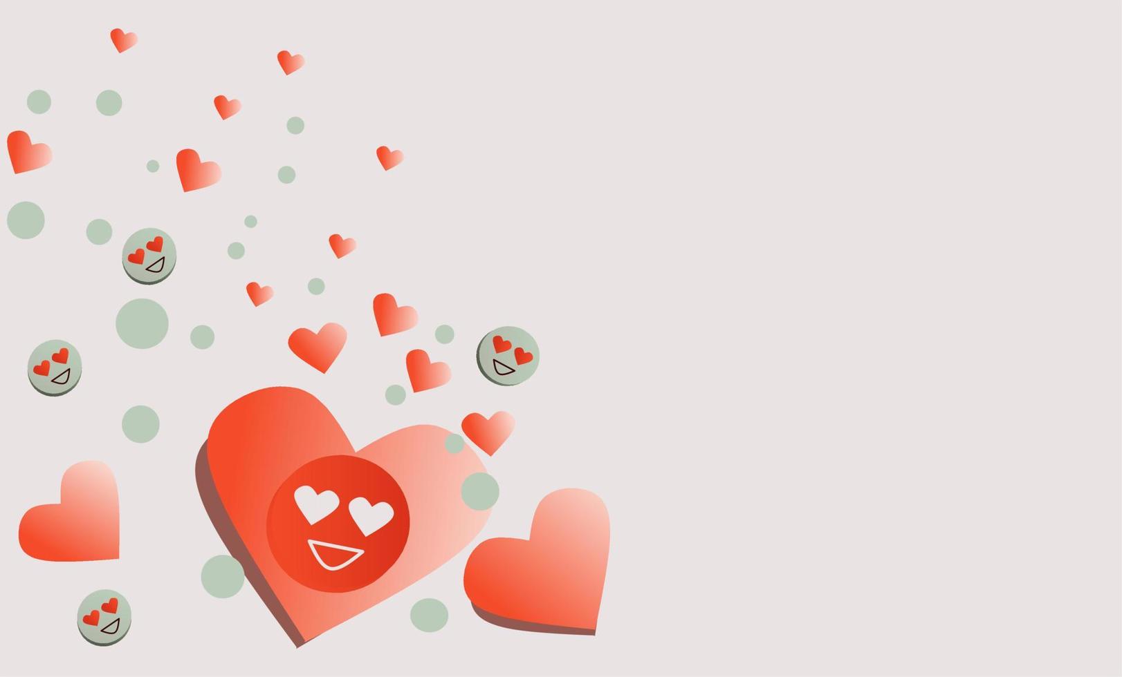 Valentine's day design. Creative illustration  Romantic background, Place for text. Love concept for happy mother's day, valentine's day, birthday day, women's day. vector