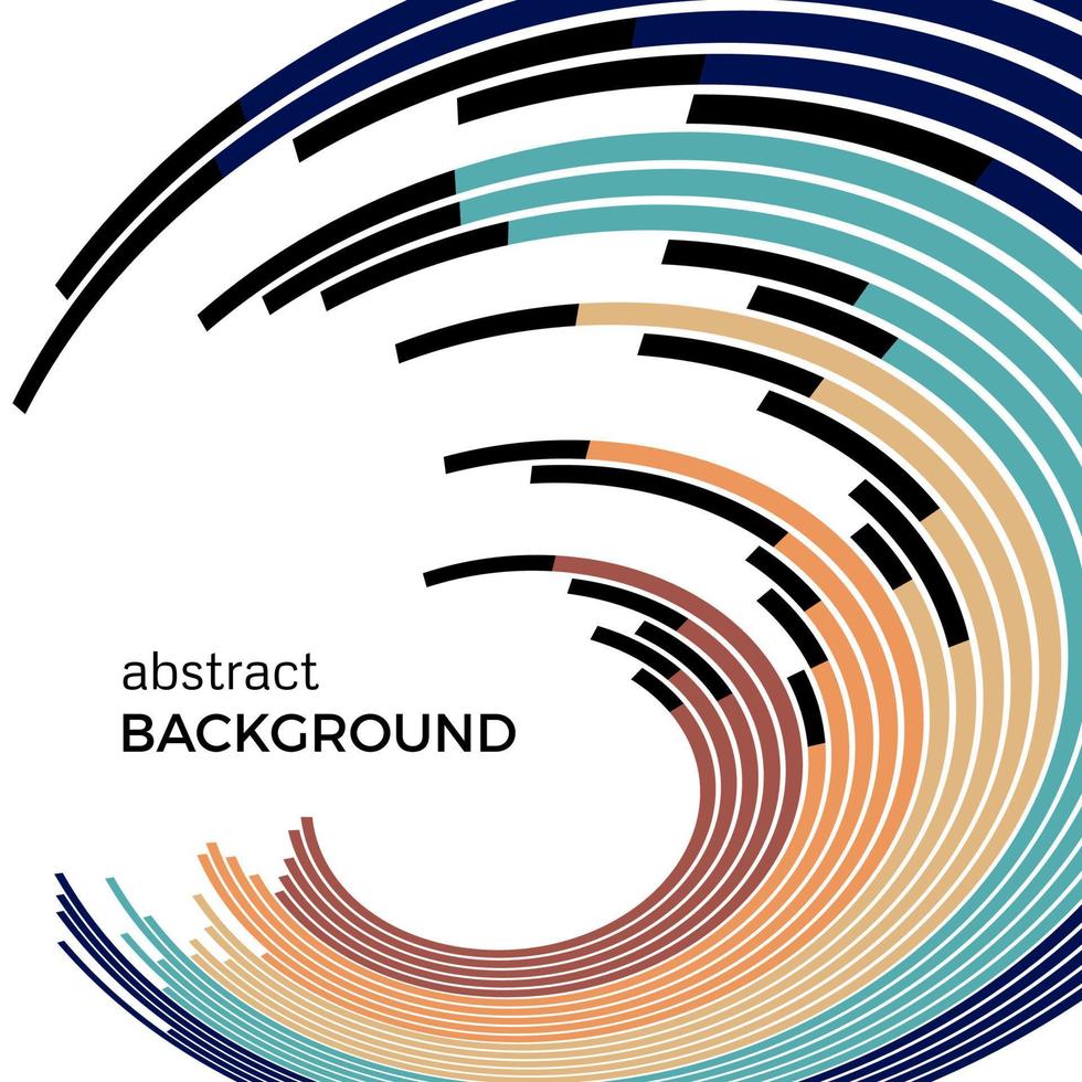 Abstract vector illustration depicting colored circles on a white background. Infographic background with place for your text.