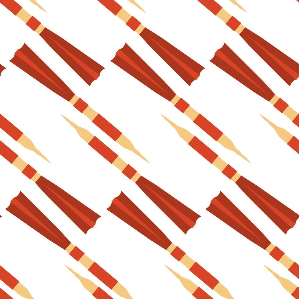 Seamless pattern with space rocket. Vector illustration.