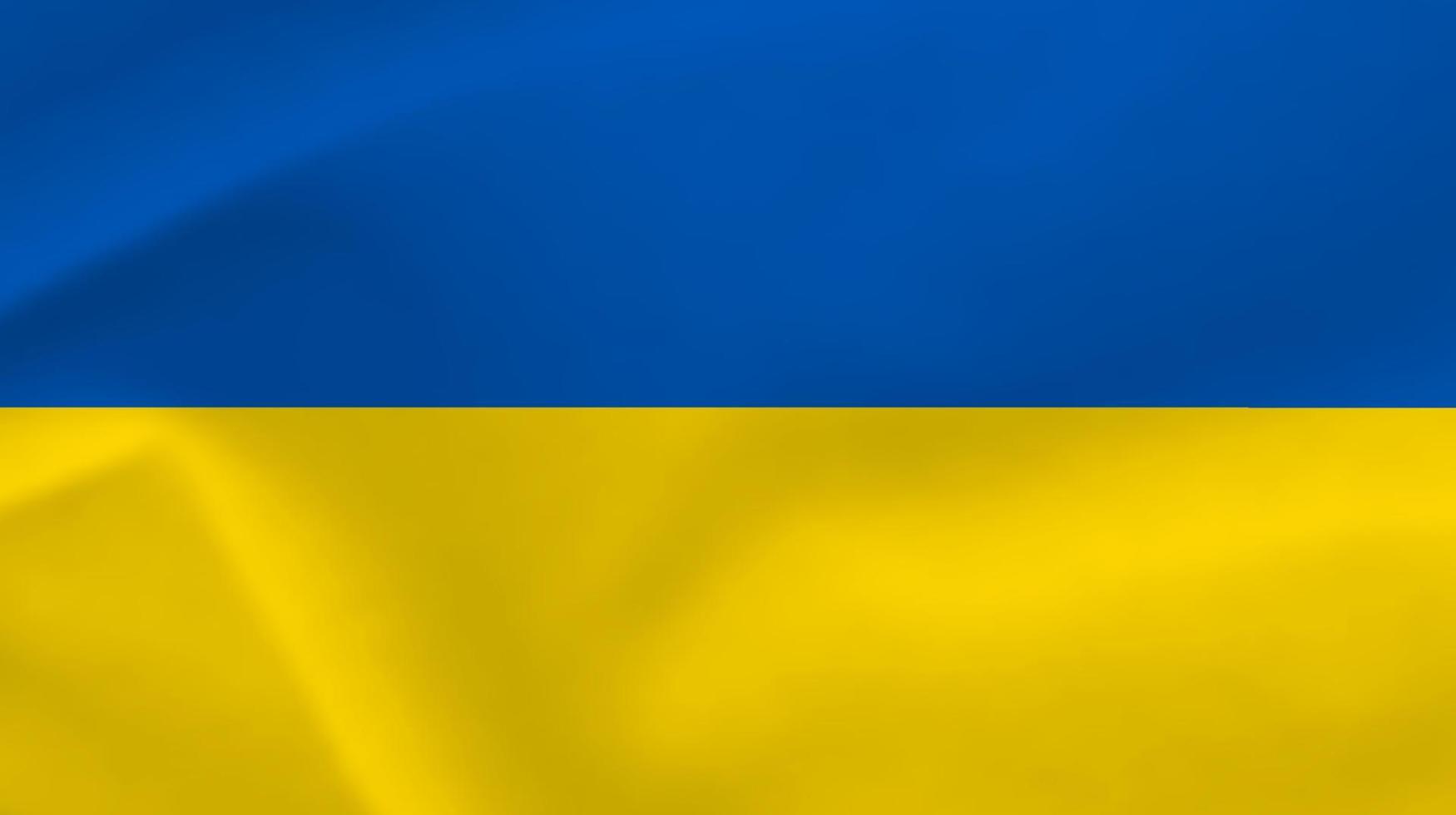 Ukrainian national flag vector