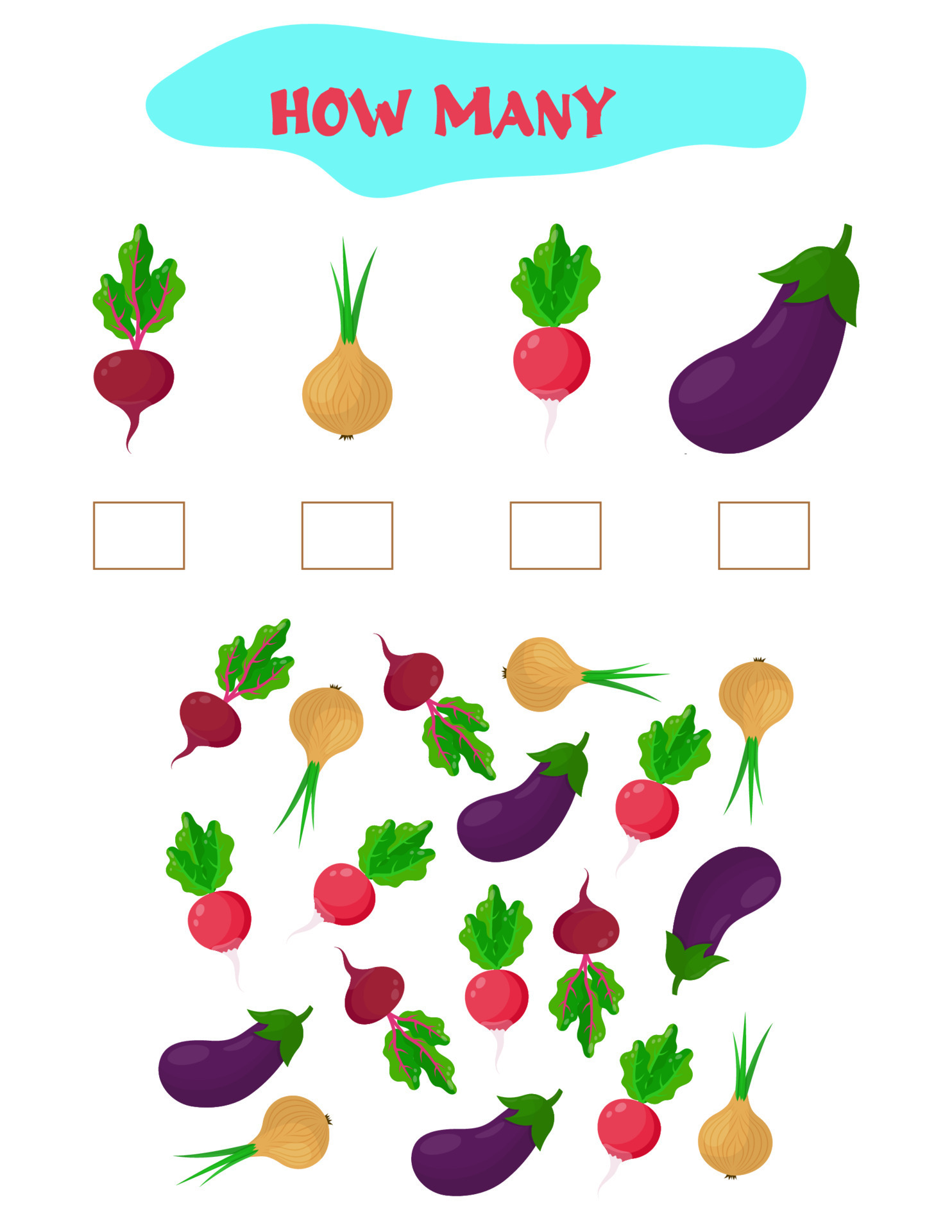 How many vegetables