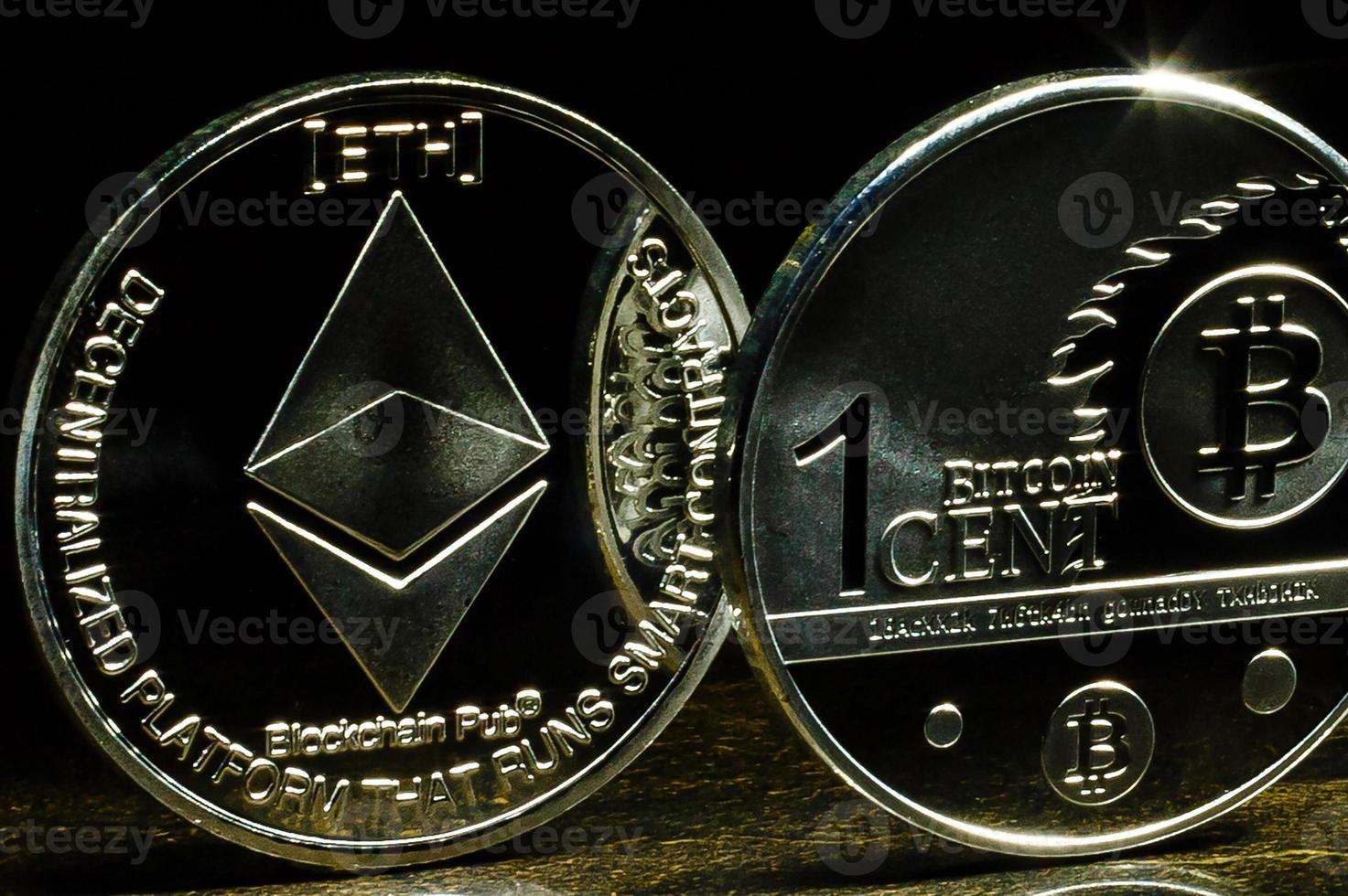 Ethereum blockchain cryptocurrency photo