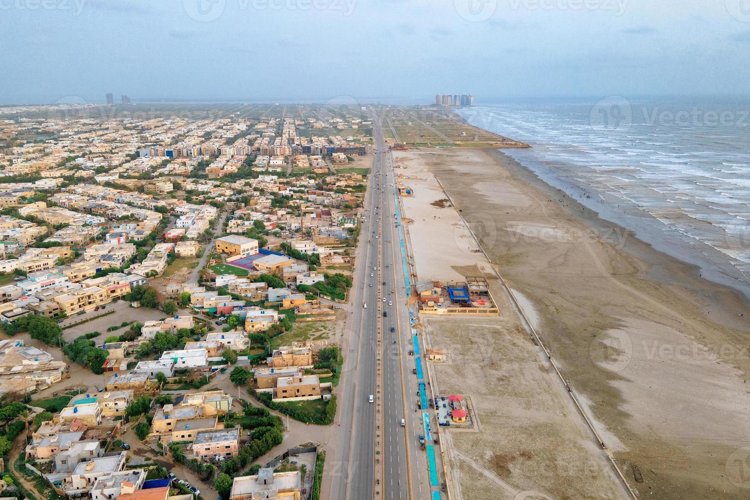 pakistán karachi vista del cielo foto