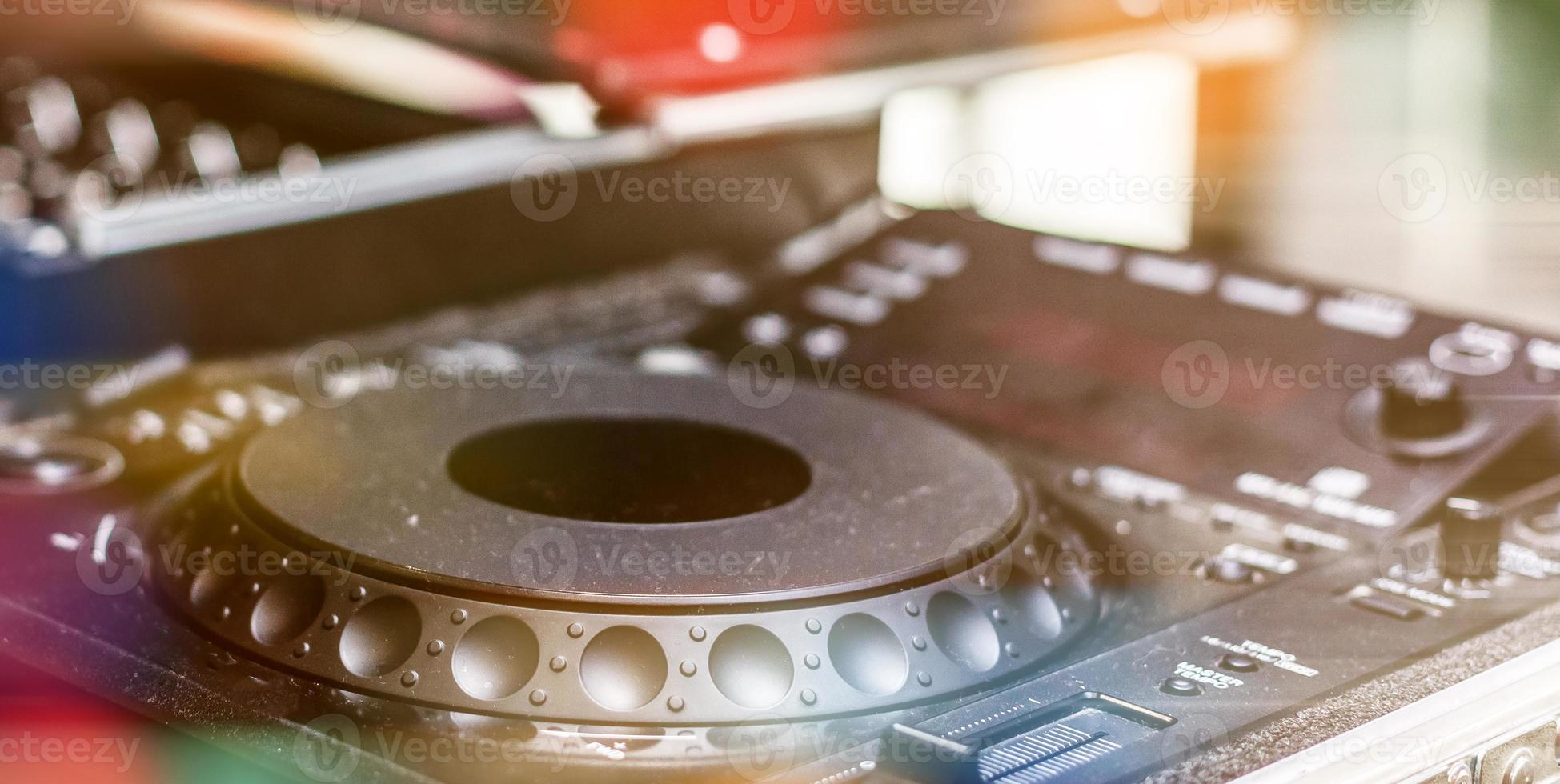 Dj audio mixer controller photo